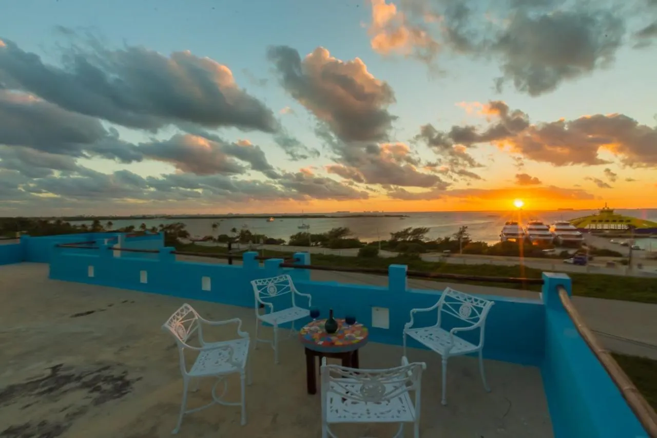 別荘 Casa Cielo 2 Bedroom Oceanfront Villa イスラ・ムヘーレス メキシコ